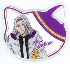 【中古】コースター アベル・ウォーカー ねこ型アクリルコースター 「マッシュル-MASHLE- in ナンジャタウン-MAGIC×CAT-」 ねこ型アクリルコースター付きソフトドリンク注文特典