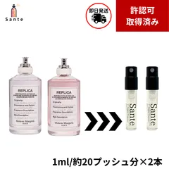 【正規品】Maison Margiela 香水 1ml 2本セット レイジーサンデーモーニング×スプリングタイムインアパーク　マルジェラ