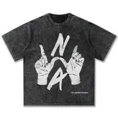N.W.A tシャツ アーティスト カナダ製　ダメージ加工　モノクロ その他ブランド(ソノタブランド) / N.W.A/Straight Outta