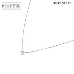 ティファニー TIFFANY&CO. ソレスト ダイヤ ネックレス 40cm Pt プラチナ Soleste Diamond Necklace 90216218