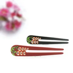 簪 かんざし お振袖 着物 和装髪飾り ブライダル レトロ 古い風 アンティーク ウェディング 花嫁 2色セット