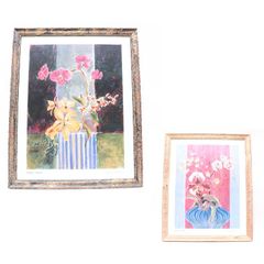 インテリア 壁掛け ポスター額装品　テリーローズ terry rose「scentiments 1」「scentiments 3」 インテリア 壁掛け 額入り 額装込 アート リビング 玄関 プレゼント アートフレーム おしゃれ 【平和堂】
