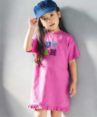 ロゴデザインワンピース　F.O.KIDS R217025　パープル