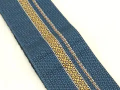 平和屋着物◎男性　本場筑前博多織　角帯　吉祥間道　正絹　逸品　CAAT0139ft
