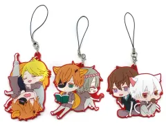 【中古】ストラップ(キャラクター) [単品] 集合(SD) ラバーストラップ3個セット 「PS Vitaソフト あやかしごはん～おおもりっ!～ アニメイト限定セット」 同梱特典