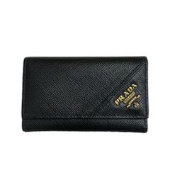 プラダ サフィアーノ キーケース レザー 2PG222 メンズ  PRADA  中古 プラダ