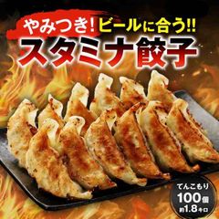 《スタミナ餃子100個》一龍堂 餃子 冷凍生餃子　※北海道・沖縄・離島発送不可
