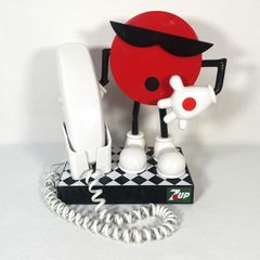 90s Cool Spot 7UP Telephone　セブンアップ　90年代　電話機　クールスポット　ヴィンテージ　アンティーク　アメトイ