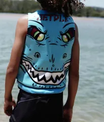 JETPILOT（ジェットパイロット）子供用ライフベスト【BLUE】*ユース*キッズ*子ども　ライフジャケット *BOYS REX CAUSE NEO VEST＃JA22211B