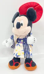 ディズニーストア プラッシュキーチェーン Japanese Matsuri ミッキー(浴衣/傘)
