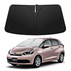 【多層断熱素材】BLUESEATEC ホンダ 新型フィット 4代目 gr系 サンシェード フロントガラス用 パラソル Honda Fit フロントガラス用 GR1 GR2 GR3 GR4 GR5 GR6 GR7 GR8 車用サンシェード 車種専用設計 UV 0