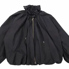 ソブ sov. ダブスタ 24SS タイプライター ギャザーブルゾン バルーンジャケット 0305-240-241 38 黒 ブラック 0522のサムネイル