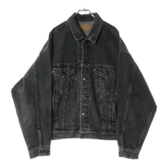Levi's (リーバイス) 80S 70507-4858 先染め ブラックデニムジャケット ブラック