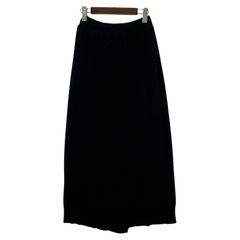 ISSEY MIYAKE ロングスカート 80s 筆タグ ニットロングスカート M ブラック