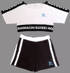 【中古】衣料雑貨 星街すいせいモデル ホロ・セットアップ ホワイト×ブラック フリーサイズ 「バーチャルYouTuber ホロライブ Hoshimatic Project 応援グッズ」