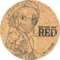 [중고] 머그컵·탕만 샹크스 [원피스 FILM RED 트레이딩 코르크 코스터] 후지 TV 한정