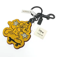 【ディズニーコラボ】COACH　コーチ　チャーム　キーホルダー　野球 ディズニーコラボ】COACH コーチ チャーム キーホルダー 野球