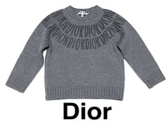 レア！【極美品】ディオール Dior ウール 長袖ニット セーター キッズ 女の子 4才 男の子 プルオーバー 2A48