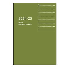 ダイゴー　2024-2025年４月始まり　Ｅ９３２９  グリーン  1週間＋横罫  ２４－２５　ＡＰノートブック　Ａ５　１Ｗ＋横罫