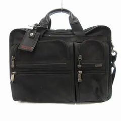 未使用級✨トゥミ　26141D4　ビジネスバッグ ショルダーバッグ　黒 TUMI/トゥミ】 アルファ エクスパンダブルオーガナイザー