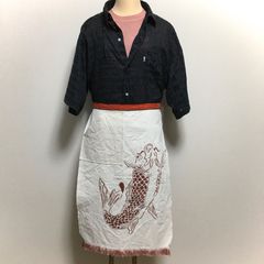 ベンガラ前掛け【鯉】