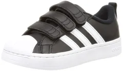 [アディダス] スニーカー ストリートチェック ライフスタイル コート 面ファスナーストラップ LKK16 キッズ コアブラック/フットウェアホワイト/コアブラック(GW [コアブラック/フットウェアホワイト/コアブラック(GW6476)] [18.0 cm]
