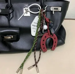 じゃらじゃら可愛い♪　馬蹄　パラコード　バッグチャーム　キーリング　キーホルダー　じゃらじゃらキーホルダー　プレゼント　バッグ　アクセサリー　スマホストラップ