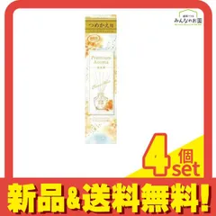 お部屋の消臭力 Premium Aroma(プレミアムアロマ) 玄関・リビング用 Stick 金木犀 詰め替え用 65mL 4個セット まとめ売り