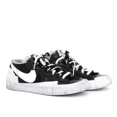 26.5cm NIKE × SACAI Blazer Low Black Patent Leather DM6443-001