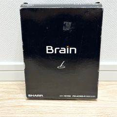 【ジャンク品】シャープ SHARP Brain Wタッチパネル対応 カラー電子辞書 ボルドーレッド 100コンテンツ収録 5型高精細カラー液晶 テキストメモ機能搭載 PW-AC900-R