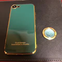 iPhoneケース 背面ケース スマホリング付き デザインケース