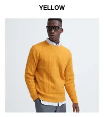 新品 UNIQLO(ユニクロ) ケーブル ニット セーター