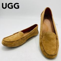 新品未使用】UGG アグ モカシン フリンジ バックル 23.5cm キャメル