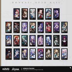 崩壊：スターレイル・公式　フィルム型 カード（群星邀約）アルジェンティ　フォフォ　トパーズ　鏡流　符玄　丹恒・飲月　カフカ　刃　羅刹　銀狼