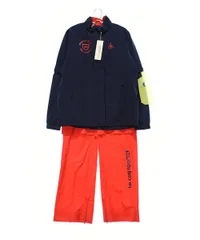 未使用★美品　ルコックスポルティフ レインコート ジャケット　赤 le coq sportif GOLF レインコート カッパ レインウェア