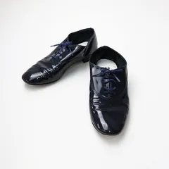 フランス製 レペット repetto RICHELIEU ZIZI リシュリュー ジジ エナメルレザー レースアップ シューズ 37/ネイビ【2400014034226】