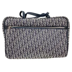 Christian Dior クリスチャンディオール トラベルポーチ ハンドバッグ MC0053 DIOR ディオール ミニバッグ トロッター 【中古】JA-24161