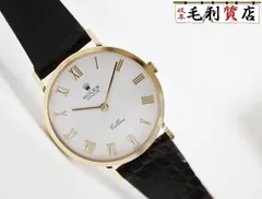 ロレックス ROLEX チェリーニ ホワイト 4112 N番 イエローゴールド 手巻き メンズ 【中古 】 時計のサムネイル