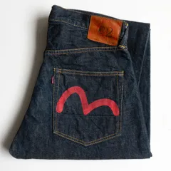 EVISUデニムパンツ28X35紅白カモメ 2025年最新】evisu ジーンズ カモメ