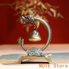 銅器 十二支竜 三足香炉 香道具 茶道具 工芸品 置物 楽天市場】銅器 三足盤竜高脚香炉 龍 小型 丸型 お香 銅製 風水