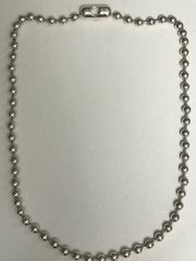 L.E.C.J. SILVER925特注SUPER FAT5mmボールネックレス