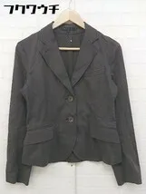 ◇ Theory セオリー 2B 長袖 テーラードジャケット サイズ4 ブラウン レディース  【1107120018829】