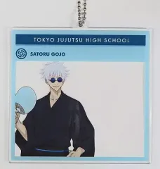 【中古】キーホルダー 五条悟 描き下ろしイラスト 懐玉・玉折 浴衣ver. フォトフレーム風BIGアクリルキーホルダー 「呪術廻戦×浅草花やしき」