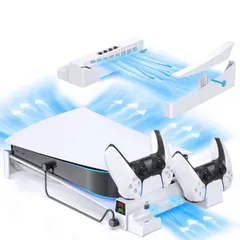 【新品】PS5 冷却ファン 横置き 冷却スタンド 冷却 スタンド