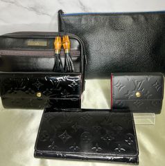 ブラック　レザー　ポーチ　ロエベ LOEWE ロエベ ポーチ/BRAND T POUCH メンズ | メンズ・ブランド