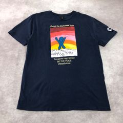 GILDAN ギルダン Tシャツ 半袖 古着 USED Vintage ヴィンテージ アメカジ プリント 高校 ハイスクール ハート 英字 手書き イラスト グラフィック