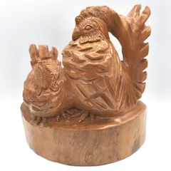 2025年最新】木彫り鶏の人気アイテム - メルカリ