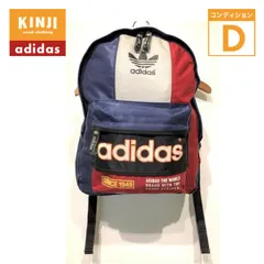 adidas　ace　リュックサック　リュック　カバン　トリコロール　トレフォイルロゴ　スポーツ　古着