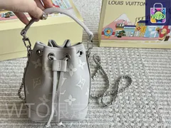 【今日特価】Upgraded Version Lv New Nano Purple Bucket Bag（アップグレードバージョン ルイ ヴィトン ニュー ナノ パープル バケツバッグ）