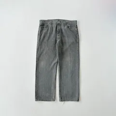 90s USA製　リーバイス501 先染めブラック　デニムパンツ　Y2370